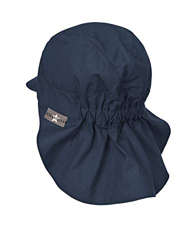 Sterntaler Gorro con visera y protector de cuello, Edad: 4-6 años, Tamaño: 57, Azul (Marino)