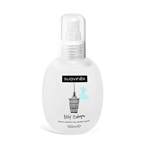 Suavinex – Canastilla de cosmética para bebé/Canastilla de regalo para recién nacido. Crema pañal 75ml + Loción hidratante corporal 500ml + Fragancia Baby Cologne 100ml + Toallitas 72 ud. Color azul