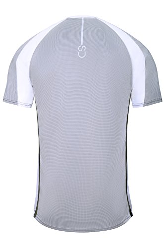 Sundried Camiseta de Atletismo Deportes para Hombres Ropa Deporte (Large)