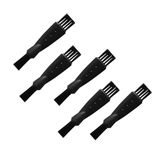 SUPVOX Set de cepillos de Limpieza para máquinas de Afeitar y cortapelos 10pcs (Negro)