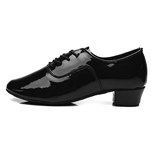 SWDZM Calzado de danza para hombre / estándar cuero latinos zapatos de baile modelo 704 44 EU