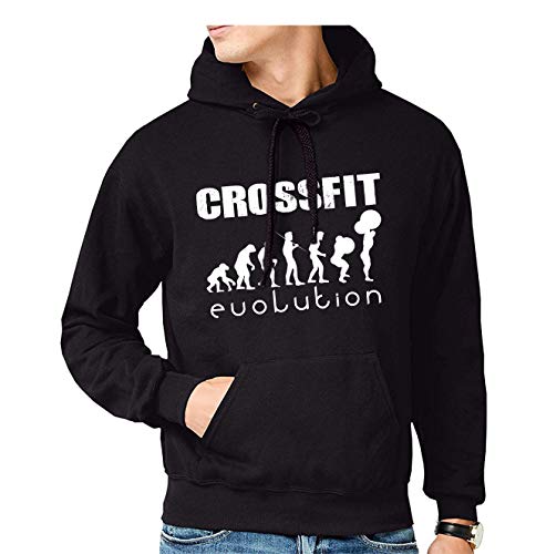 The Fan Tee Sudadera de Hombre Crossfit Deporte Gimnasio Gym Pesas 016 M