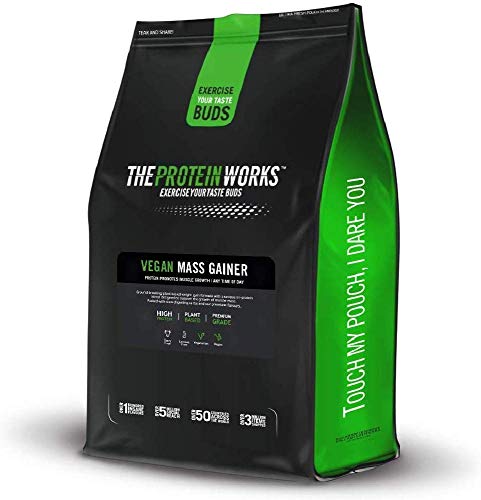 THE PROTEIN WORKS Vegan Mass Gainer | 100% a Base de Plantas | Alto en Calorías Para el Aumento de Masa | Crema alla Vainilla | 2kg