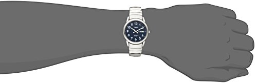 Timex Reloj Analógico para Hombre de Cuarzo con Correa en Acero Inoxidable T20031PF