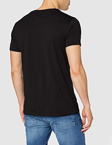 Tommy Hilfiger Original Jersey Camiseta, Negro (Tommy Black 078), Large para Hombre