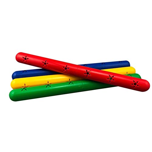 TOYANDONA 3 Piezas Pista Relé Baton Competencia Relevo Palos Portátil Danza Gimnasia Deporte Juego Relevo Palos para Deporte Juego Escuela Adultos Niños (25 Cm Color Aleatorio Entrega Aleatoria)