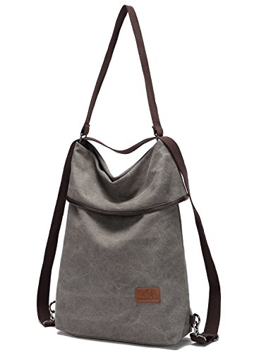 Travistar Bolsos Mujer Mochilas-Vintage Bolsos Bandolera Grandes Multifuncional Lona Tipo Casual