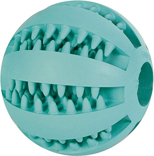 TRIXIE Pelota Béisbol Denta Fun, Menta, Caucho, ø7 cm, Perro