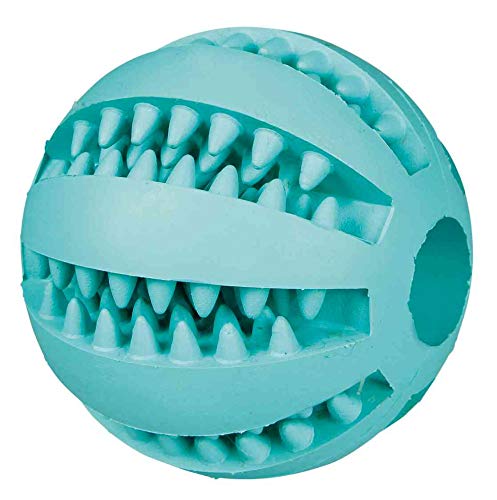 TRIXIE Pelota Béisbol Denta Fun, Menta, Caucho, ø7 cm, Perro