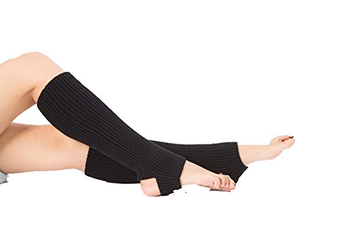 Tukistore Mujeres Chicas Calcetines Largos de Yoga Largos Calcetines Deportivos de Ganchillo Cubierta de Botas croché Calcetines Largos de Arranque para Danza, Yoga, Pilates y Fitness