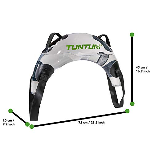 Tunturi Aquabag - Bolsa de agua (72 cm, PVC/poliéster), transparente