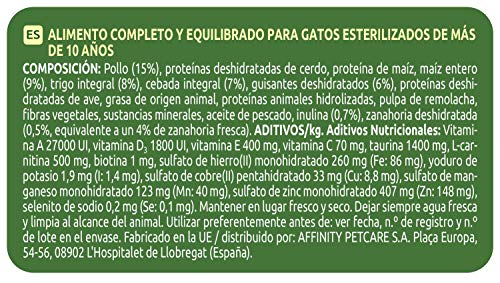 Ultima Pienso para Gatos Esterilizados Senior + de 10 Años con Pollo - 3 kg