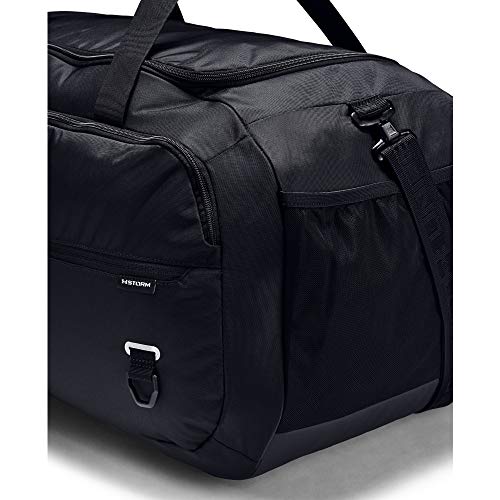 Under Armor Undeniable Duffel 4.0, bolsa de deporte compacta, bolso de hombro impermeable, negro, 41L