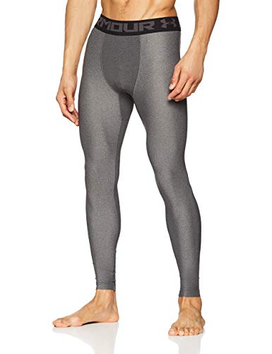 Under Armour HeatGear 2.0, Leggings Hombre, gris (Carbon Heather/Black (090)), M