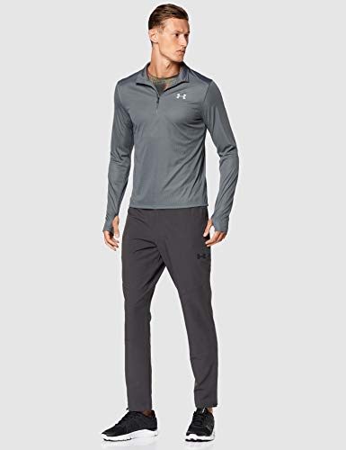 Under Armour Speed Stride Parte Superior del Calentamiento, Hombre, Gris, LG