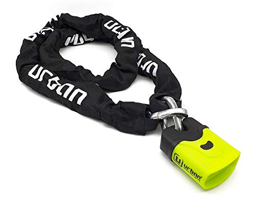 Urban U4K120 Cadena Antirrobo Moto candado Nivel 11, ø10, 120cm, 120 cm