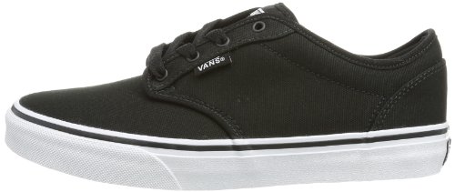 Vans Atwood, Sneaker Unisex Adulto, Negro (Canvas Black/White 187), 38 EU