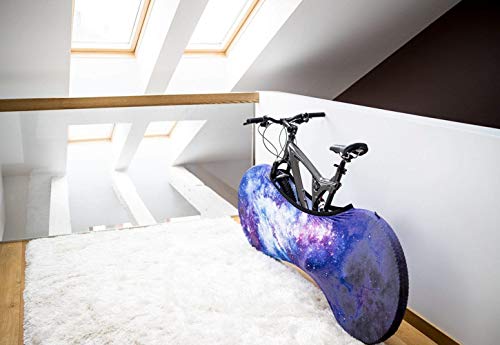 Velo Sock Galaxy Bike Cover, Unisex-Adult, Sirve para EL 99% DE Las Bicicletas para Adultos