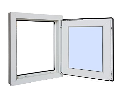 Ventanastock PVCB0001L Ventana PVC Oscilobatiente, Blanco