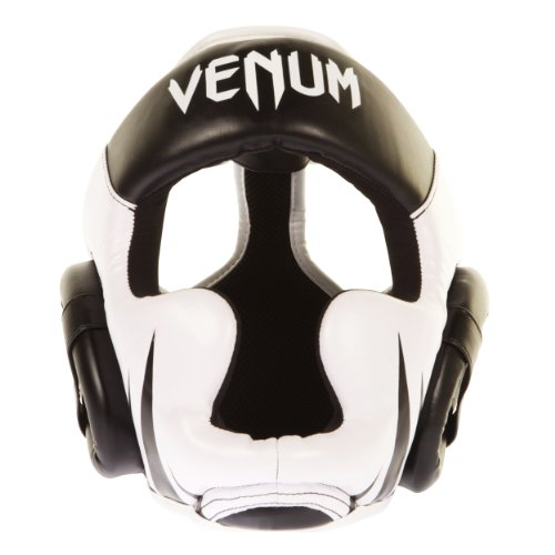 VENUM Challenger 2.0 Casco MMA, Unisex Adulto, Negro/Blanco, Talla Única