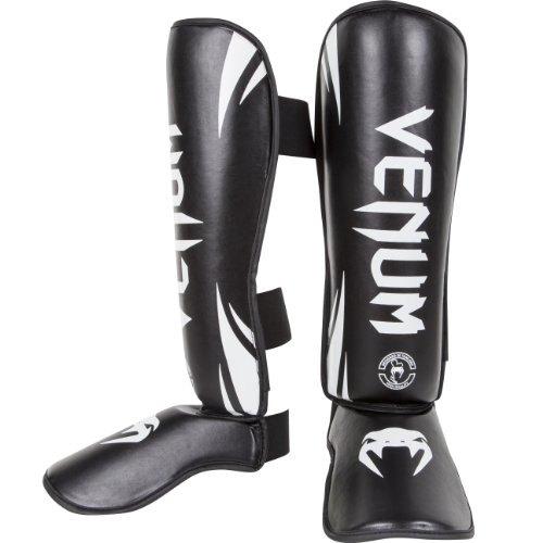 Venum Challenger, Espinilleras unisex, Multicolor (Black/White), XL