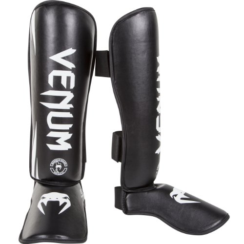 Venum Challenger, Espinilleras unisex, Multicolor (Black/White), XL