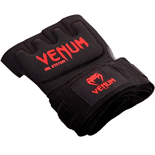 VENUM Kontact Guantes con Gel, Unisex Adulto, Negro/Rojo, Talla Unica