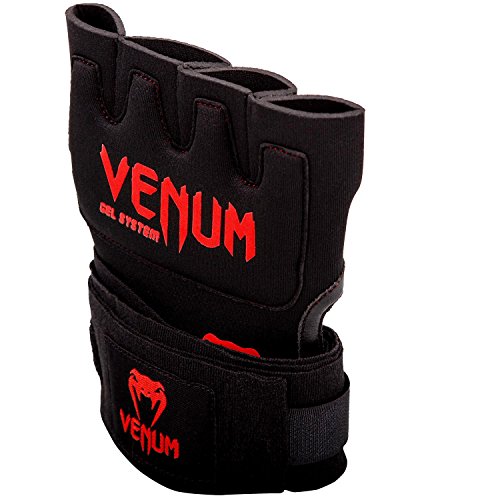 VENUM Kontact Guantes con Gel, Unisex Adulto, Negro/Rojo, Talla Unica