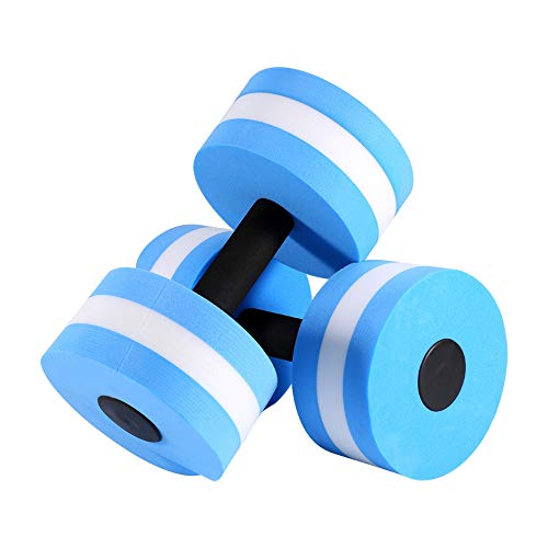 VGEBY1 Water Dumbbell, EVA Water Aerobics Pesas Dumbbell Foam Aquatic Barbell Barras de Mano para Hombre Mujer Piscina Fitness Ejercicio