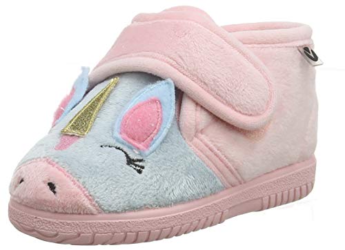 Victoria Bota Velcro Animales, Botas Slouch Unisex Niños, Rosa (Ballet 495), 25 EU