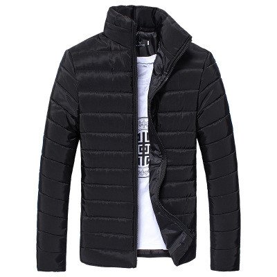 VPASS Abrigo Hombre Invierno,Cazadora de Hombre Abrigo de Stand Collar Slim de Invierno Caliente Chaqueta Tops Abrigo Capa Gruesa de Cremallera Cazadora Casual Outwear Jacket