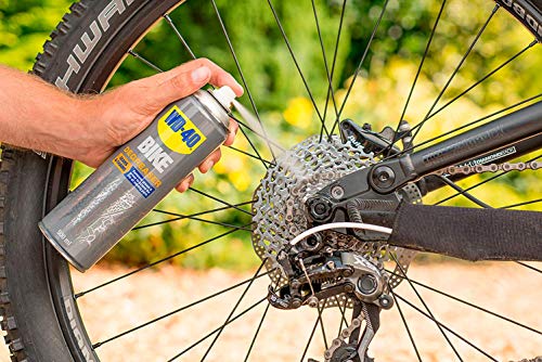 WD-40 BIKE - Bipack Mantenimiento Cadenas Bicicleta en Ambiente Húmedo- Spray 500ml + Gotero 100ml