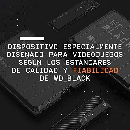 WD_BLACK P10 Game Drive de 4 TB para llevar tu colección de juegos de PC o consola allí donde vayas