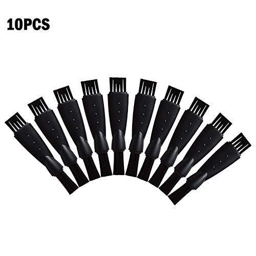 Weilifang 10pcs Cepillo de Limpieza máquina de Afeitar eléctrica de Accesorios de plástico Cepillo plástico máquina de Afeitar de Nylon Polvo Quitar Cepillo