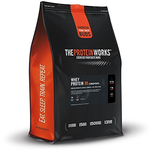 Whey Protein 80 | 82% De Proteína | Batido Alto En Proteínas & Bajo En Azúcares | THE PROTEIN WORKS | Plátano Suave | 500g