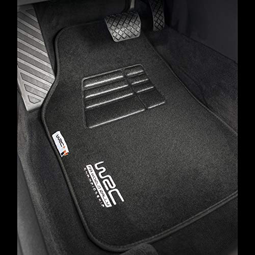 WRC 73244 alfombras Coche Universal, Negro, 0