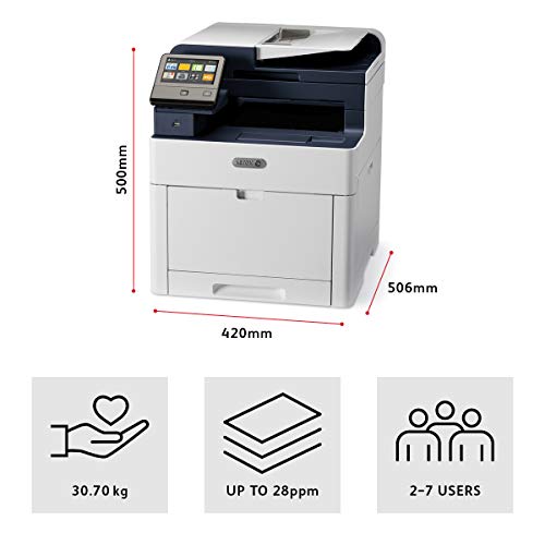 Xerox WorkCentre 6515dni Multi Función de Wi-Fi A4 Duplex Copia/Impresión/escanear/Fax 28 páginas/min