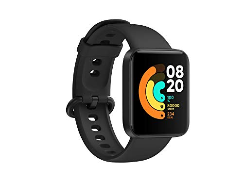 Xiaomi Mi Watch Lite - Reloj inteligente , GPS, control frecuencia cardíaca, 11 modelos de entrenamiento, color negro