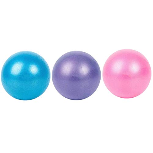 Xinlie Pilates Gimnasia Yoga Gym Soft Over Ball Fitball Pilates Pelota Embarazo Pelota de Ejercicios de Pelota de Mini Pilates de Yoga para Ejercicios Abdominales y Ejercicios Básicos (3 Piezas)