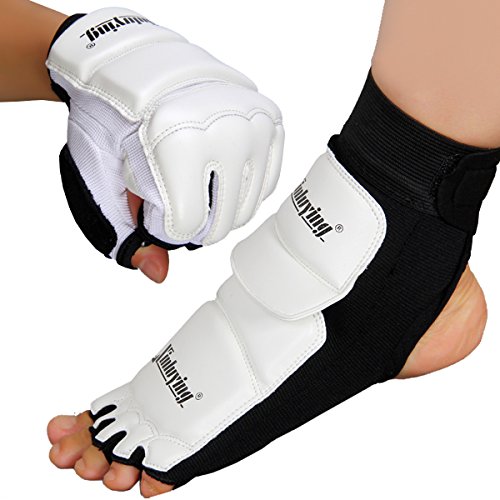 Xinluying Guantes MMA Saco Boxeo Artes Marciales Taekwondo Lucha Libre Sparring Entrenamiento Mujer Hombre Niño