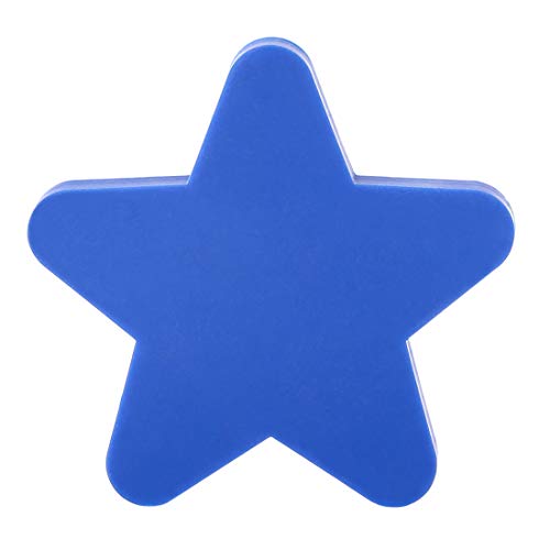 YAVSO Pomos y Tiradores, 10pcs Estrella Pomos Armario Estrell Tiradores de Muebles para Cajones, Armario, Puertas, Alacena, Gabinete (Azul)