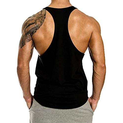 YeeHoo Hombre Beast Camisetas Bodybuilding Chaleco de Tirantes Gimnasio Tank Top Sport Vest