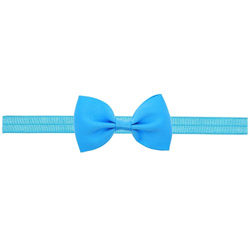 Yistu 17 pcs Bebé niños niñas Bowknot Mini diadema elástica venda