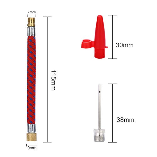 Yizhet 12 x Adaptador de Valvula de Bici Bicicleta Válvula Adaptador DV AV SV Válvula Adaptador para Compresor Bomba de Bicicleta Bomba de Pie Auto Aire de Gasolinera Colchón Balón Bomba