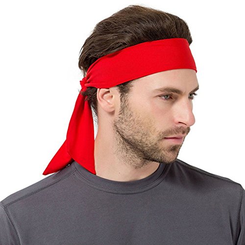 Yizhet Diadema Deportiva Unisex Bandas de Cabeza Delgadas Diadema Antideslizante Suave Pelo Banda, Adecuado para Baloncesto, Tenis, Yoga, Ciclismo, Fútbol (2 Piezas)