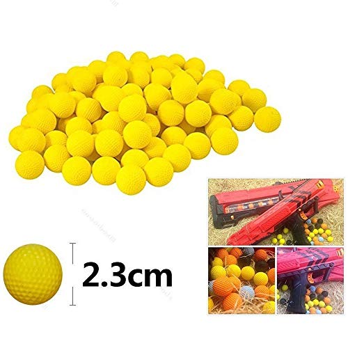 Yosoo - 100 pelotas de recarga compatible con Nerf Rival Zeus MXV-1200 Apollo XV-700 Blaster