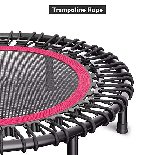 YXQQ 40"Trampolín de Fitness portátil con Mango Ajustable, Equipo de Salto, Patas de Goma Suave y espesó Tubo de Acero fácilmente ensamblar, para Entrenamientos de Gimnasio Unisex