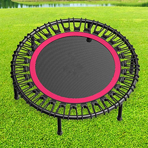 YXQQ 40"Trampolín de Fitness portátil con Mango Ajustable, Equipo de Salto, Patas de Goma Suave y espesó Tubo de Acero fácilmente ensamblar, para Entrenamientos de Gimnasio Unisex