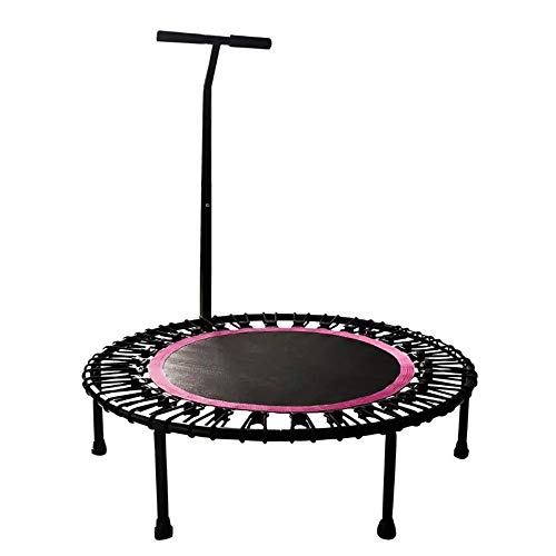 YXQQ 40"Trampolín de Fitness portátil con Mango Ajustable, Equipo de Salto, Patas de Goma Suave y espesó Tubo de Acero fácilmente ensamblar, para Entrenamientos de Gimnasio Unisex