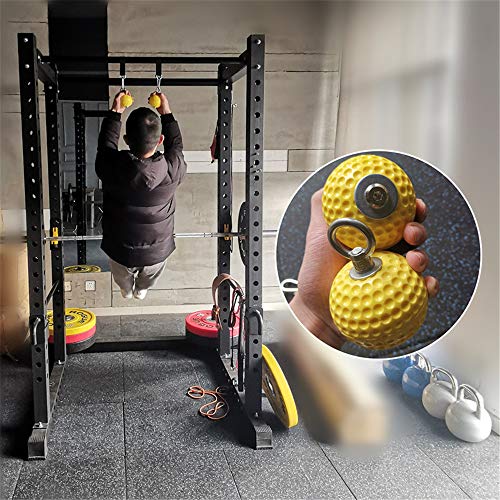 YXQQ STEALBING PUTE UP Power Ball SITION, PUSAS DE Mano NO SLIGY Bolas DE TRIPANTE DE Fuente, Material De PU Elástica Ranuras Esféricas Antideslizantes, para Dedo Antebrazo Gimnasio Bíceps